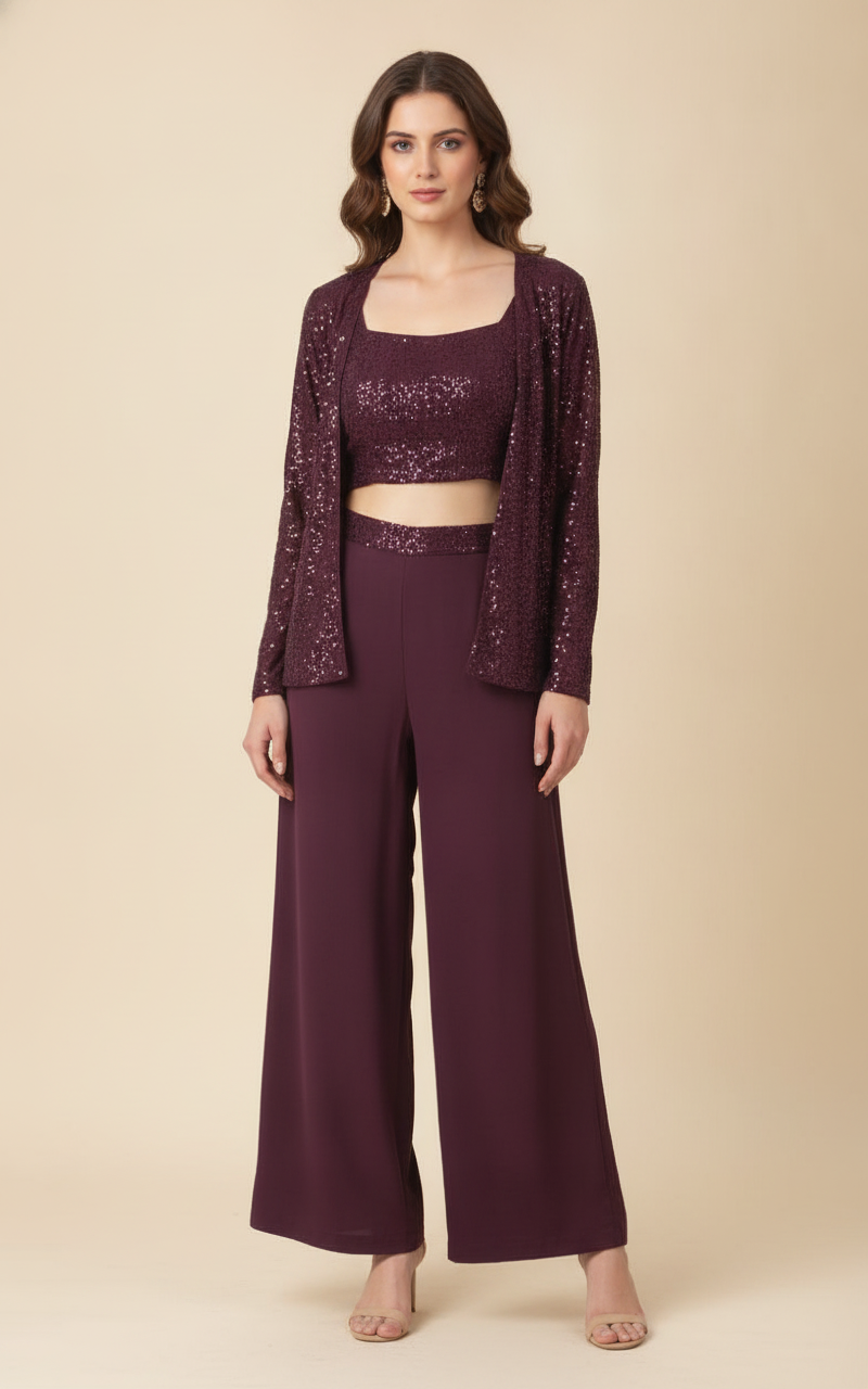 LADIES CHOLI SEQUENCE + PALLAZO